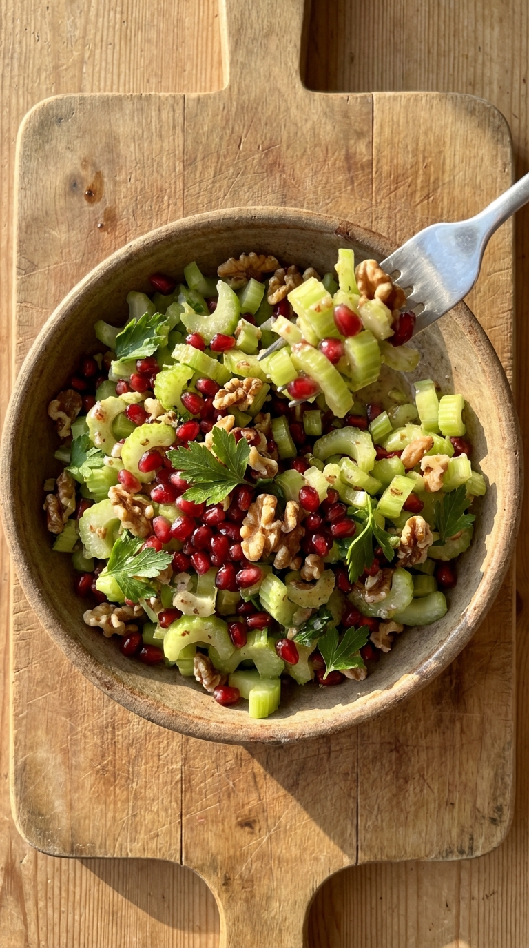 Sellerie Granatapfel Salat