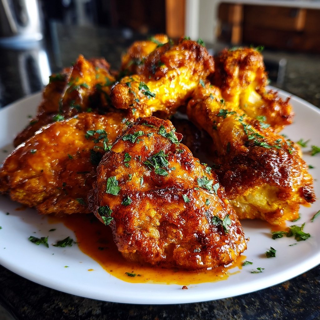 Buffalo Blumenkohl Flügel würzig