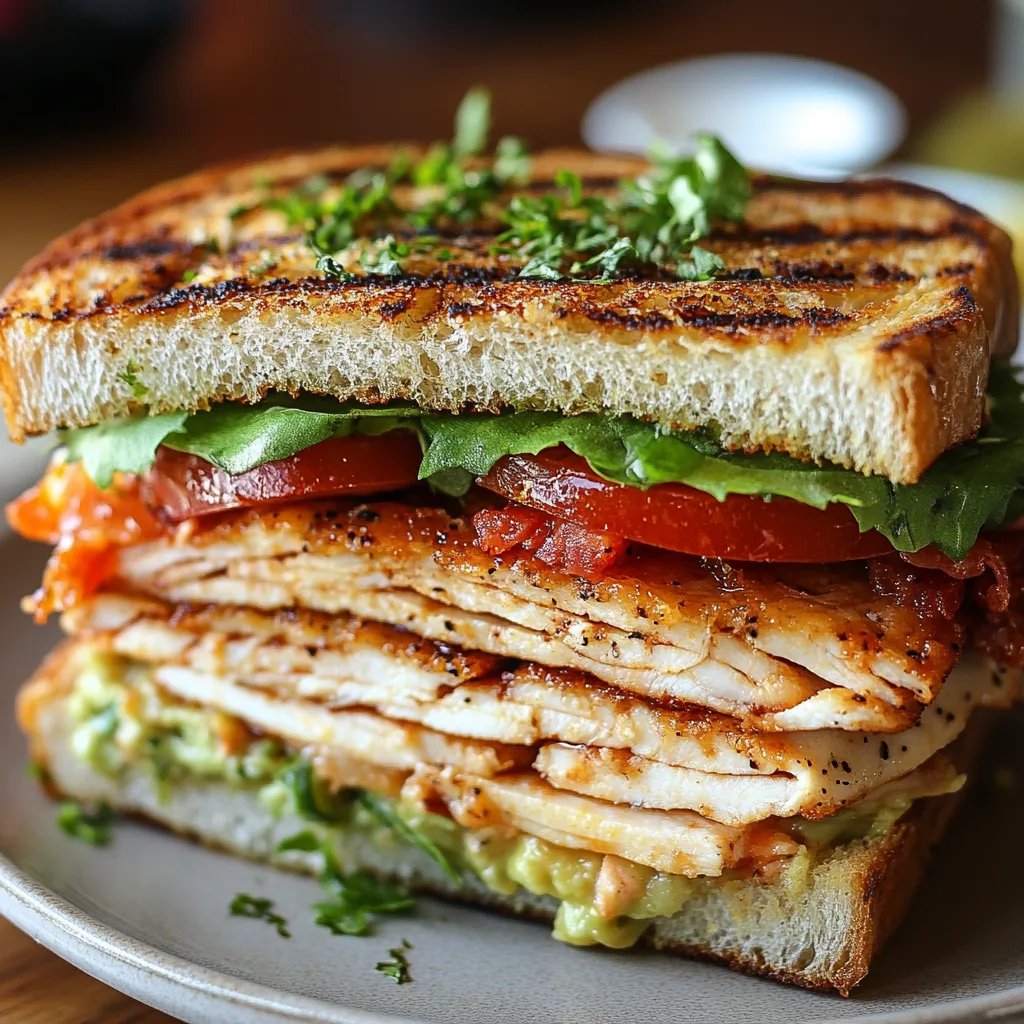 Truthahn-Club-Sandwich: Unglaublich Ultimatives Rezept für 4 Personen