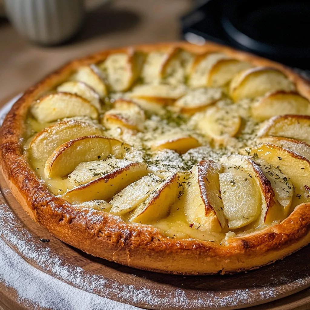 Versunkener Apfelkuchen