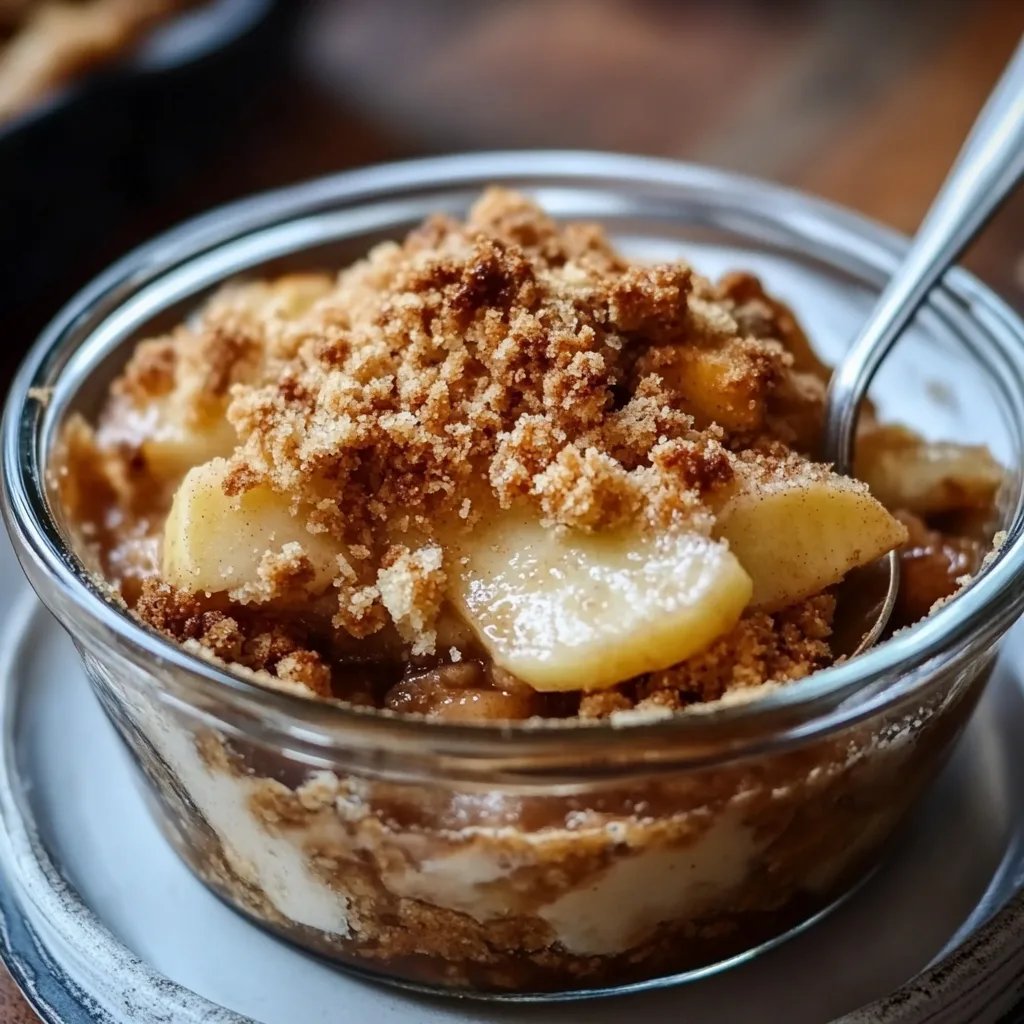 Bratapfel Apfel Crumble