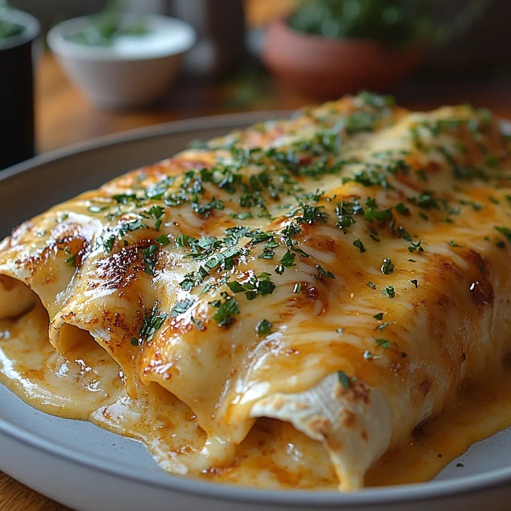 Käsige Hähnchen-Enchiladas: Ein Unglaubliches Ultimatives Rezept für 4 Personen