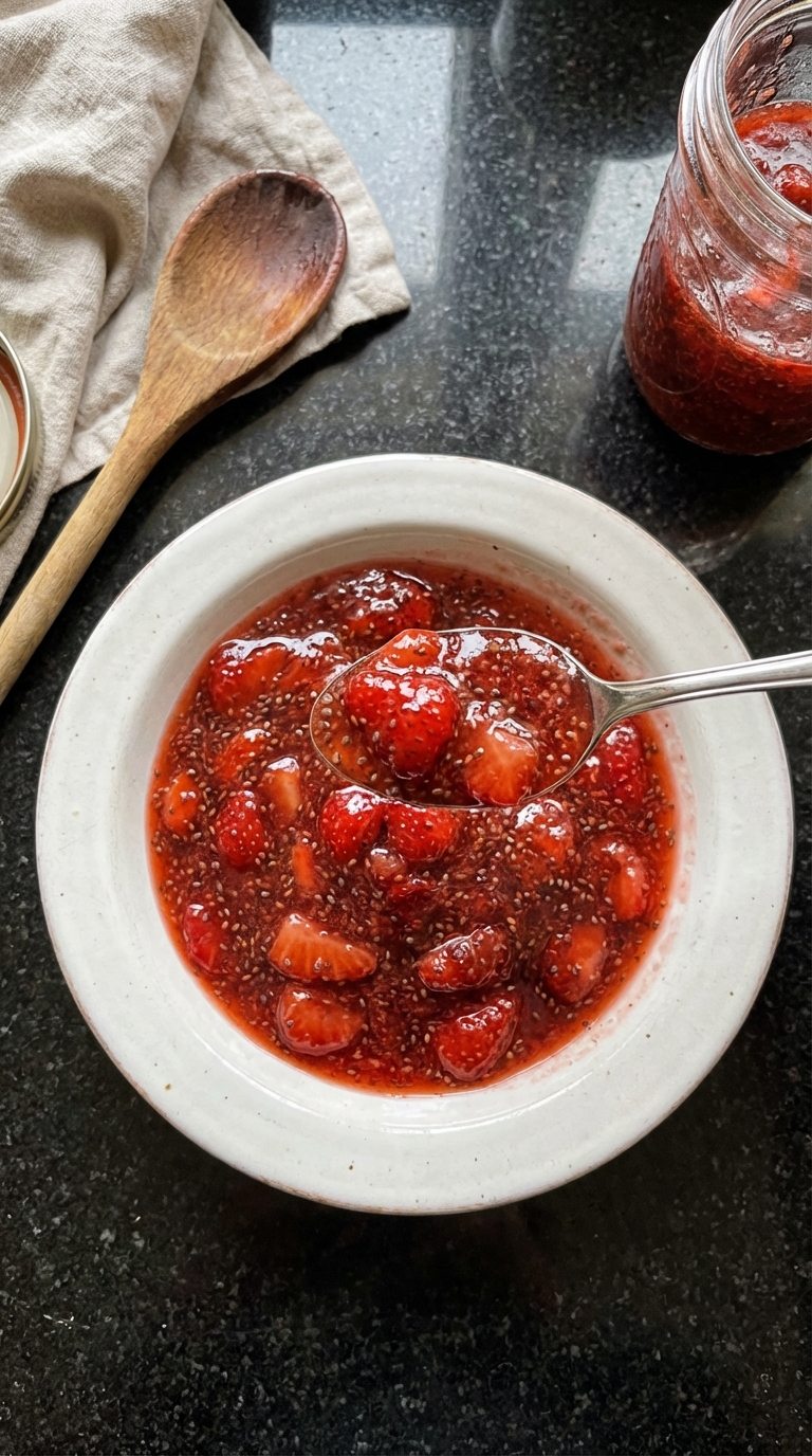 Erdbeer Chia Samen Marmelade​