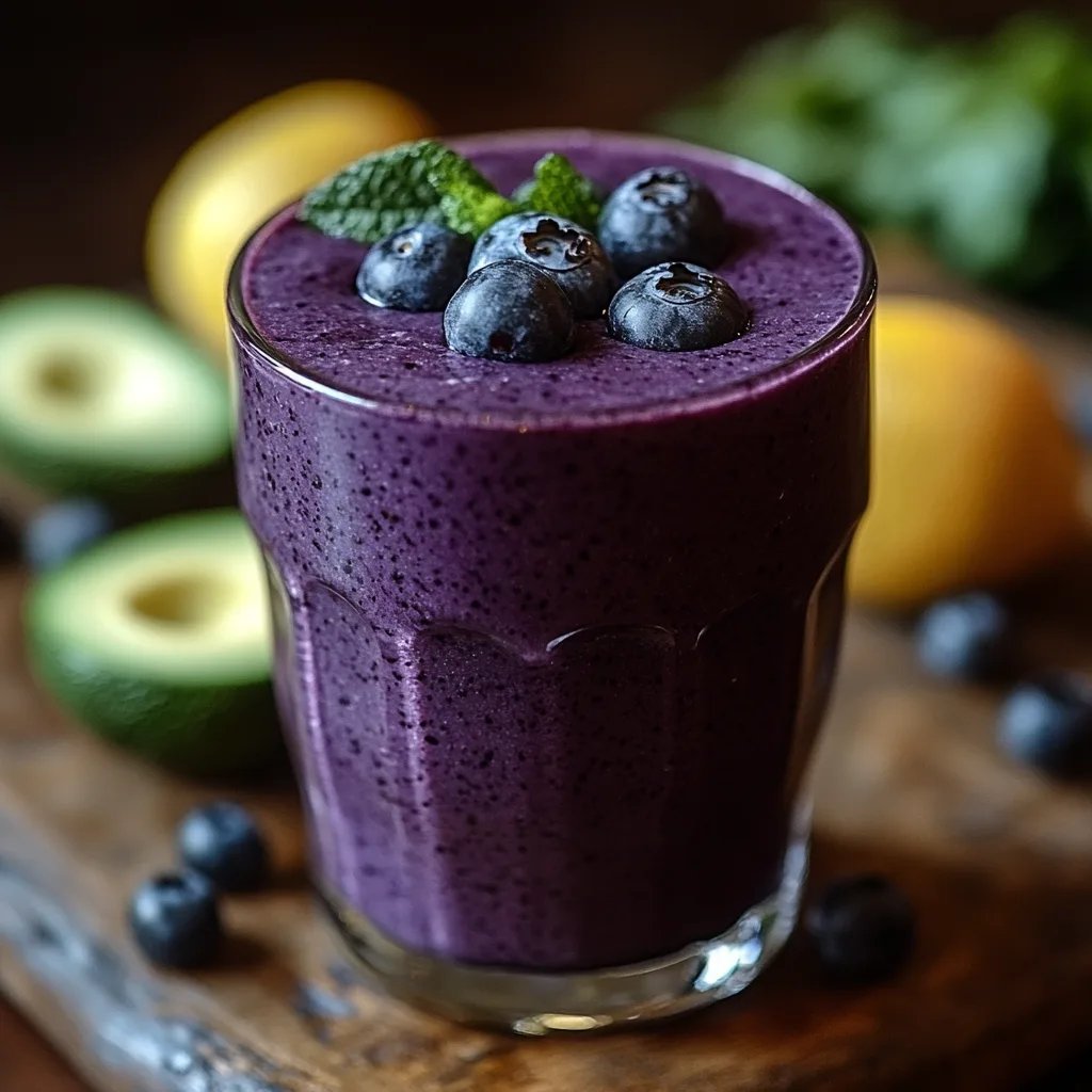 Zitronen-Blaubeer-Avocado-Smoothie: Ein Unglaublich Essenzielles Rezept für 5 Sterne
