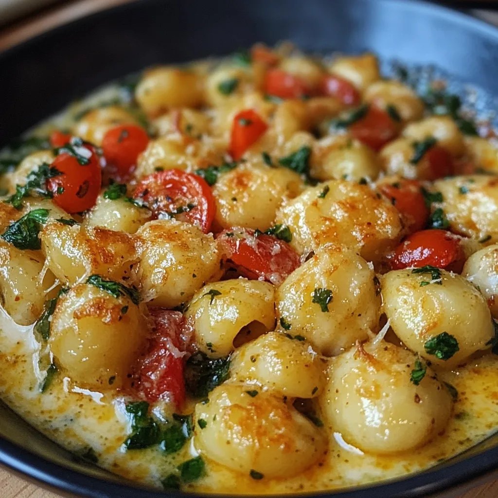 Cremige Gnocchi-Pfanne mit Gemüse
