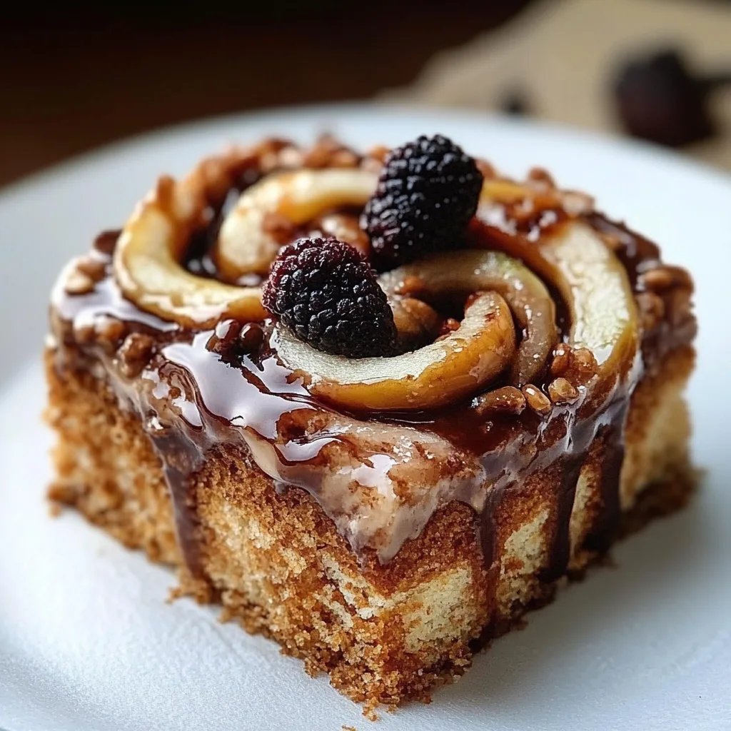 Zimtschnecken-Apfelkuchen