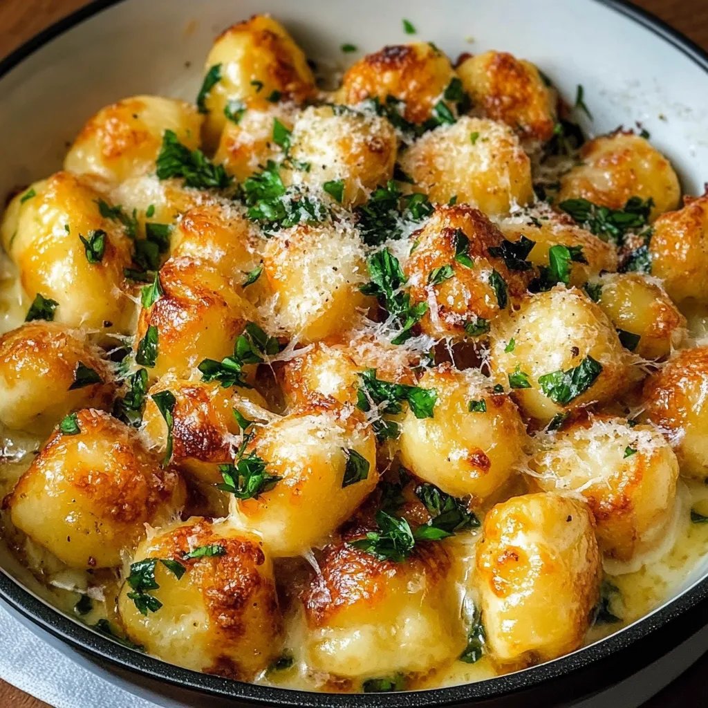 Die besten gebratenen Käse-Brokkoli-Gnocchi