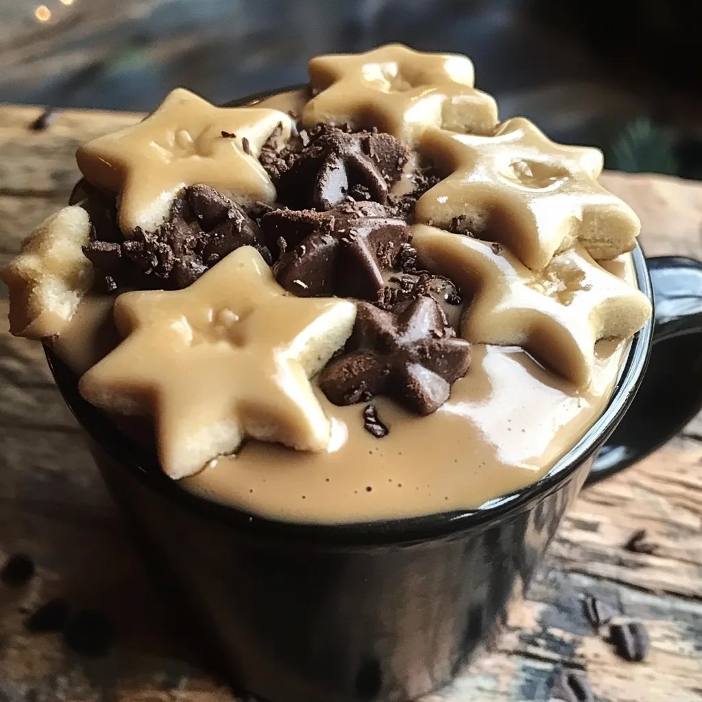 Weihnachtliche Mokkasterne