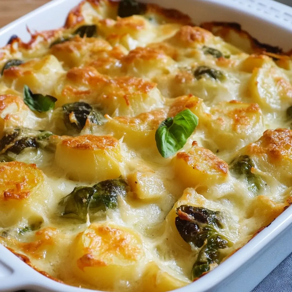 Rosenkohl-Kartoffel-Auflauf