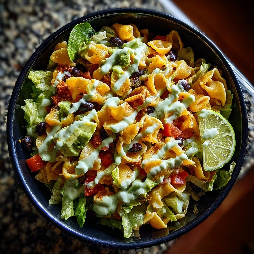Tex-Mex Taco-Pasta-Salat