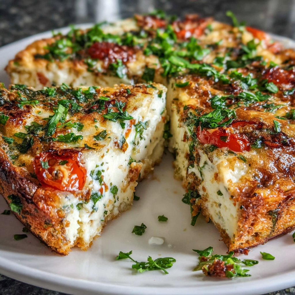 Löwenzahn-Frittata mit Käse