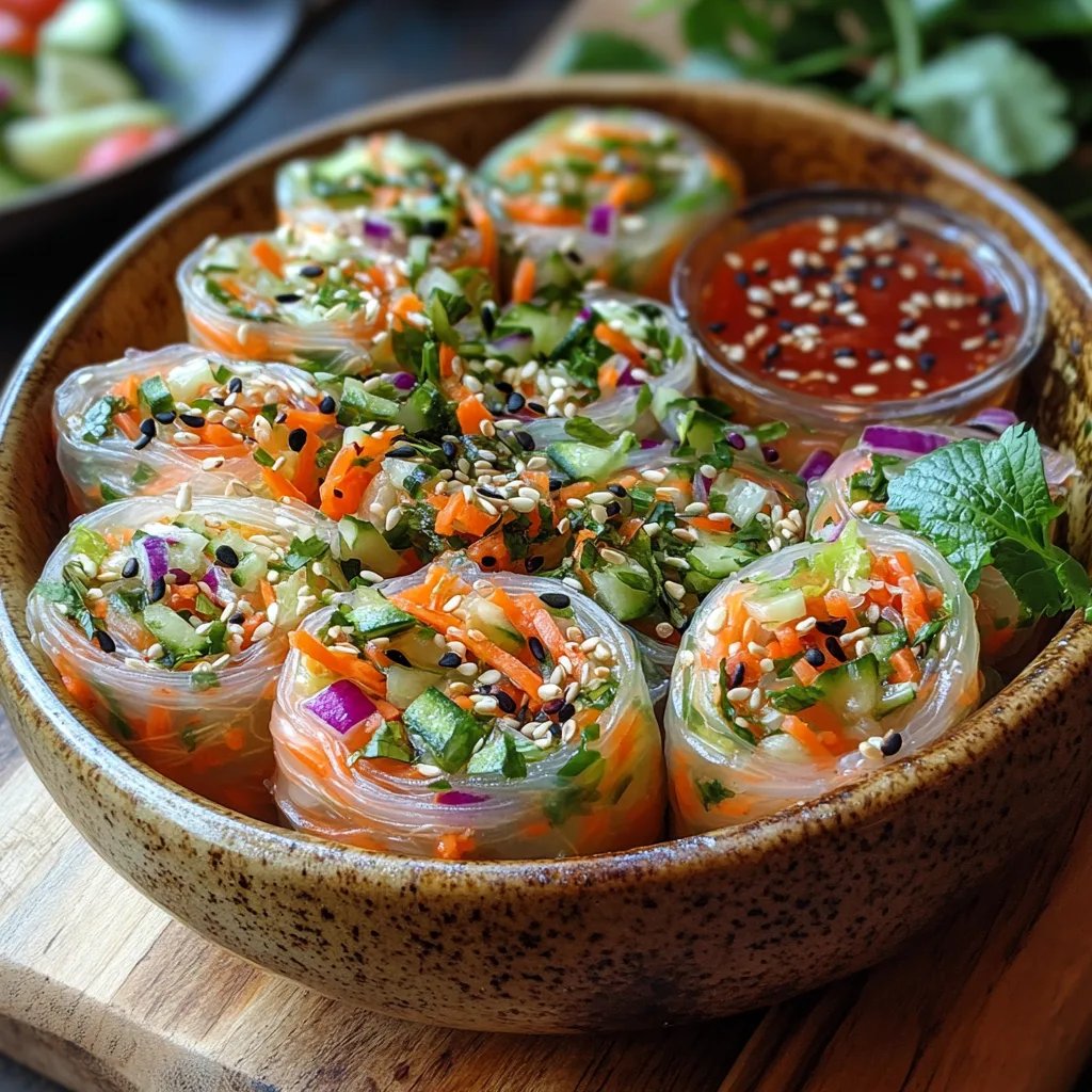 Würziger Frühlingsrollensalat mit Ingwer: Ein Unglaublich Ultimatives Rezept