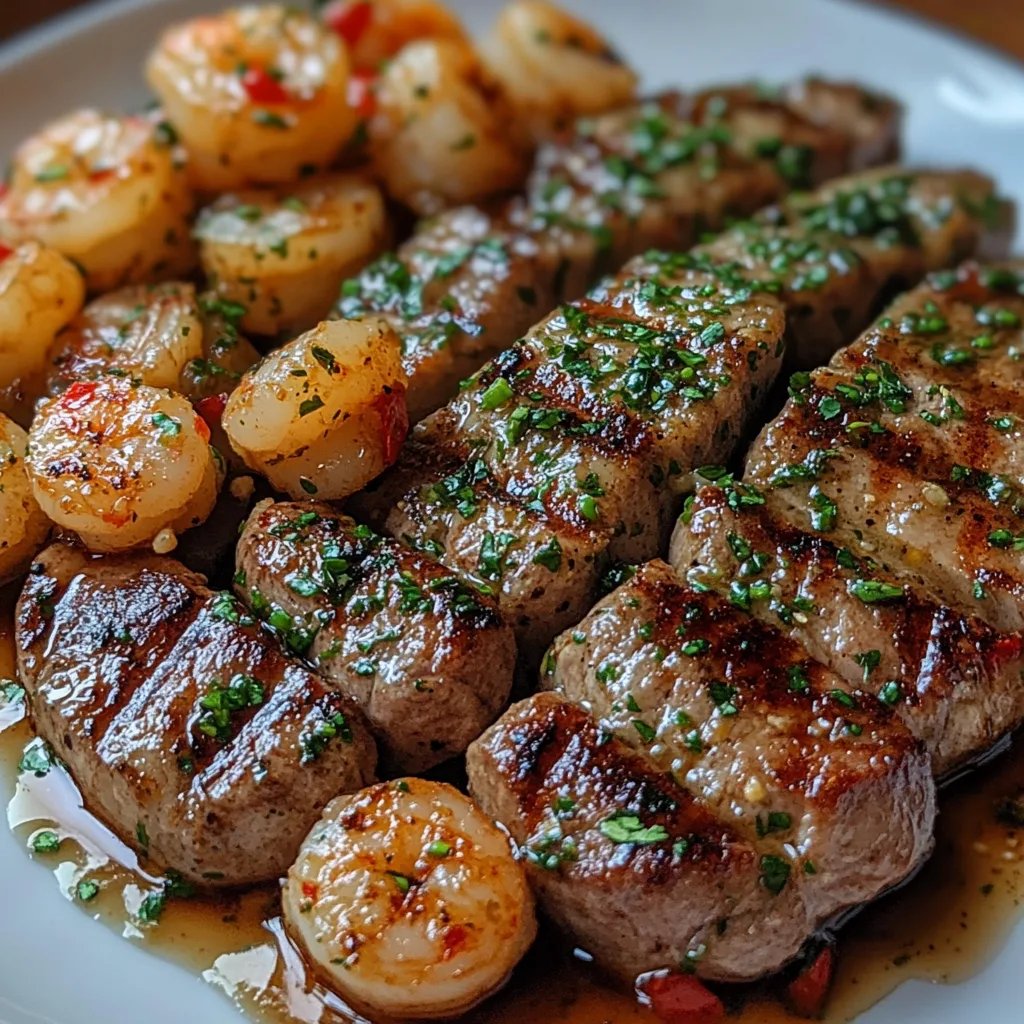 Ribeye-Steak mit Knoblauchbutter und Garnelen: Ein Unglaubliches Ultimatives Rezept