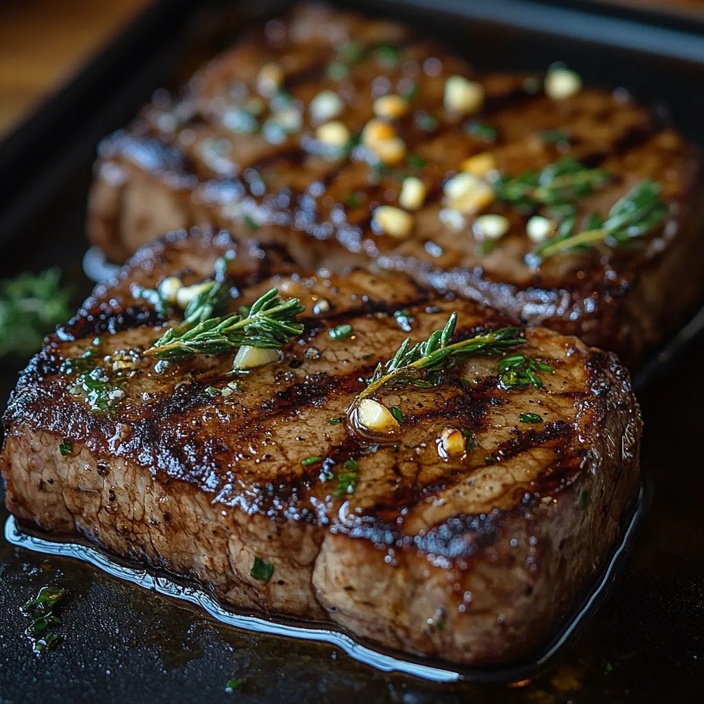 In der Pfanne gebratenes Steak mit Knoblauchbutter: Ein Unglaublich Ultimatives Rezept für 2