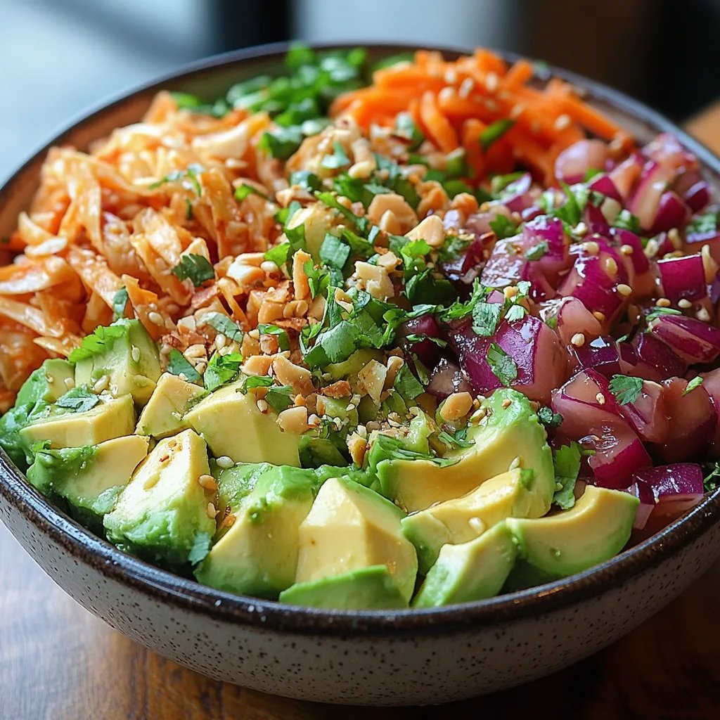 Knackiger thailändischer Avocadosalat: Ein Unglaubliches Ultimatives Rezept für 5 Sinne