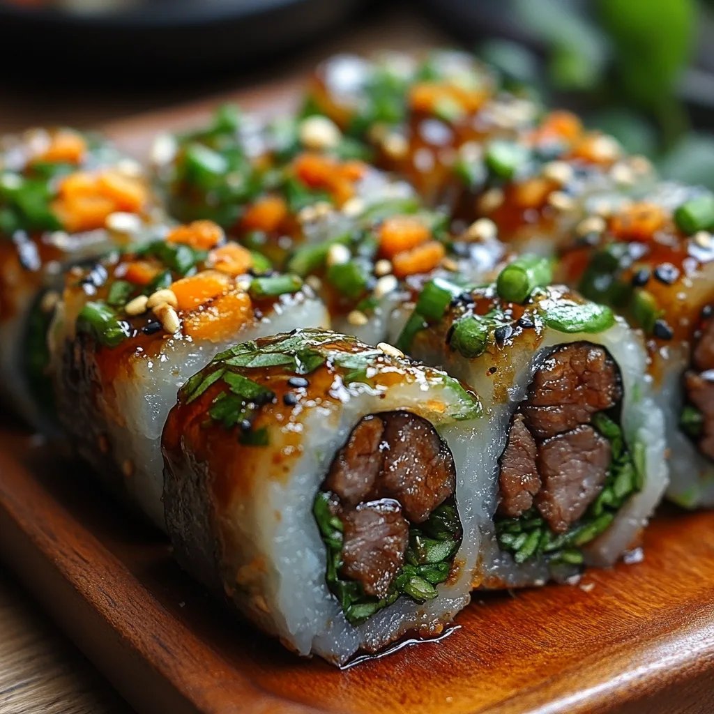 Rindfleischröllchen mit Thai-Basilikum: Ein Unglaubliches Ultimatives Rezept