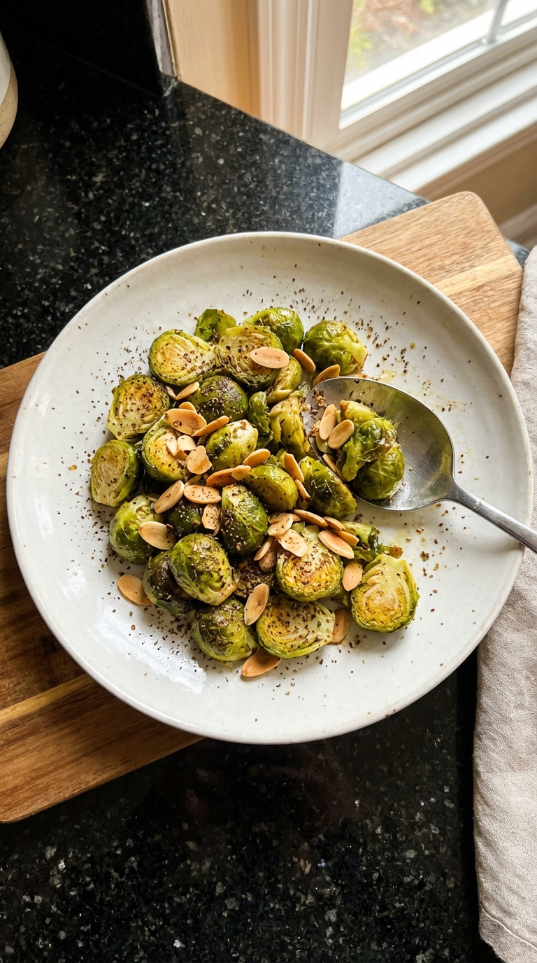 Soul Food Rosenkohl Mandel Gemüse