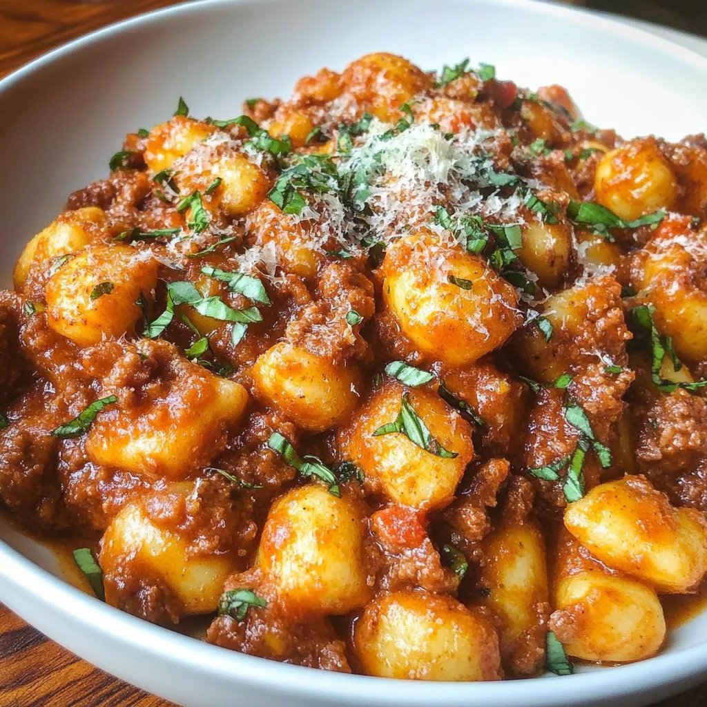 Gnocchi Bolognese