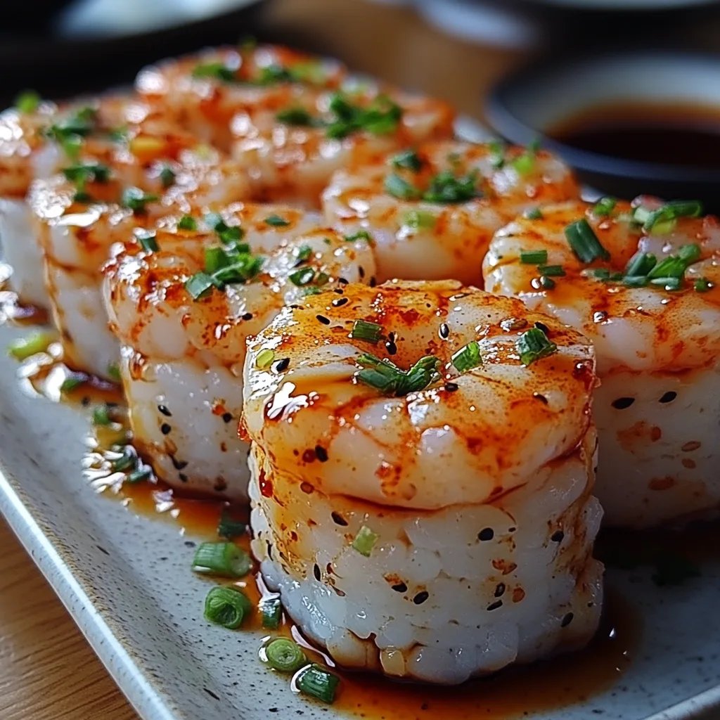 Würzige Garnelen-Sushi-Türmchen: Ein Unglaublich Essenzielles Rezept für 4 Personen