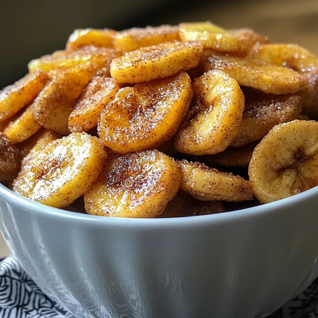 Bananenchips aus der Heißluftfritteuse mit Zimt und Zucker: Ein Unglaubliches Ultimatives Rezept
