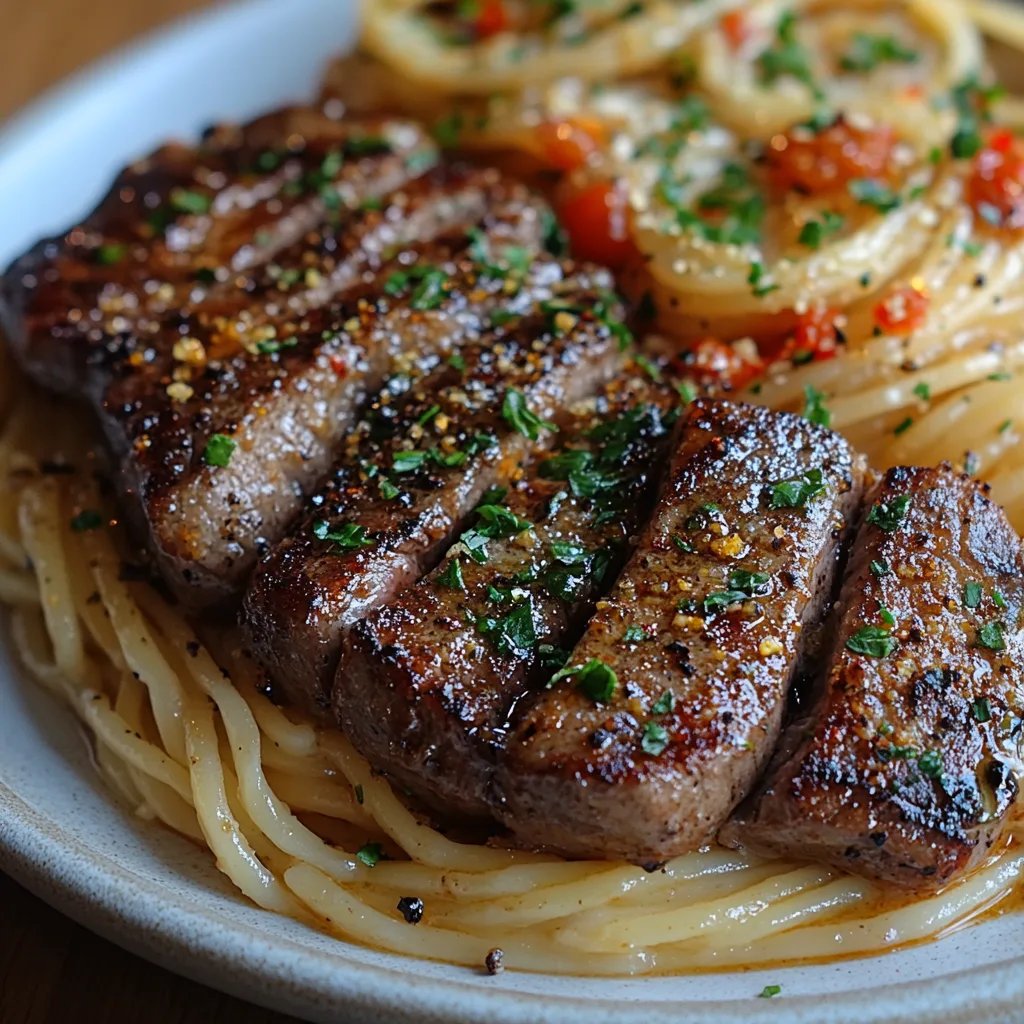 Steak mit Pasta: Ein Unglaublich Ultimatives Rezept für Zwei