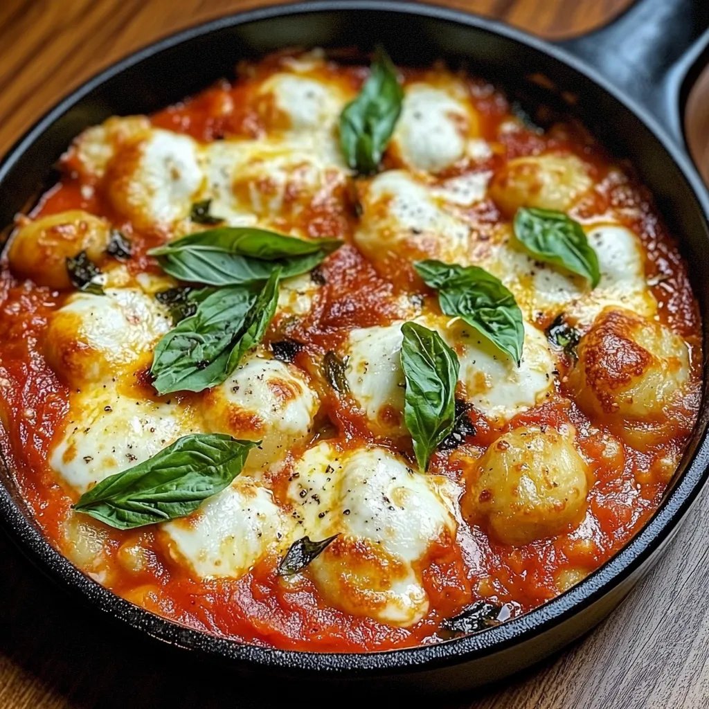 Gnocchi Auflauf Tomate Mozzarella