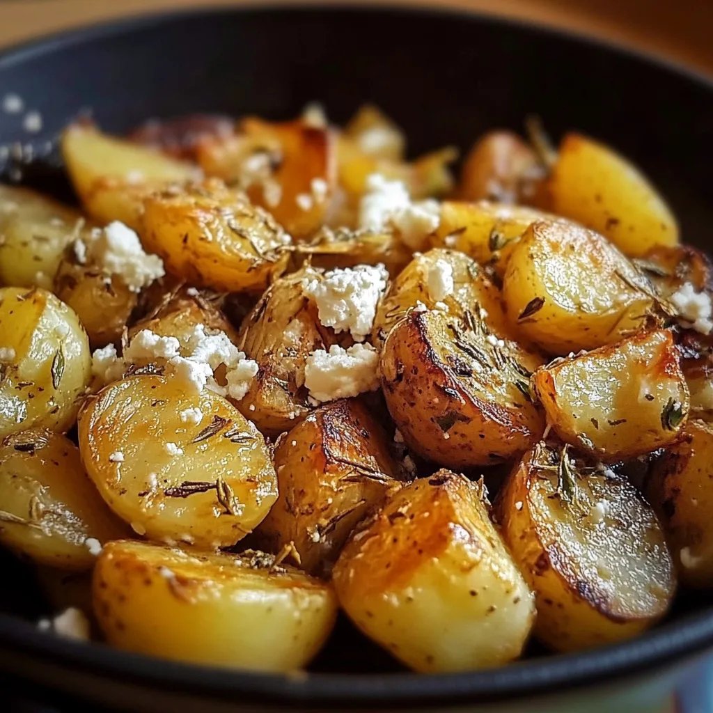 Geröstete Kartoffeln mit Feta