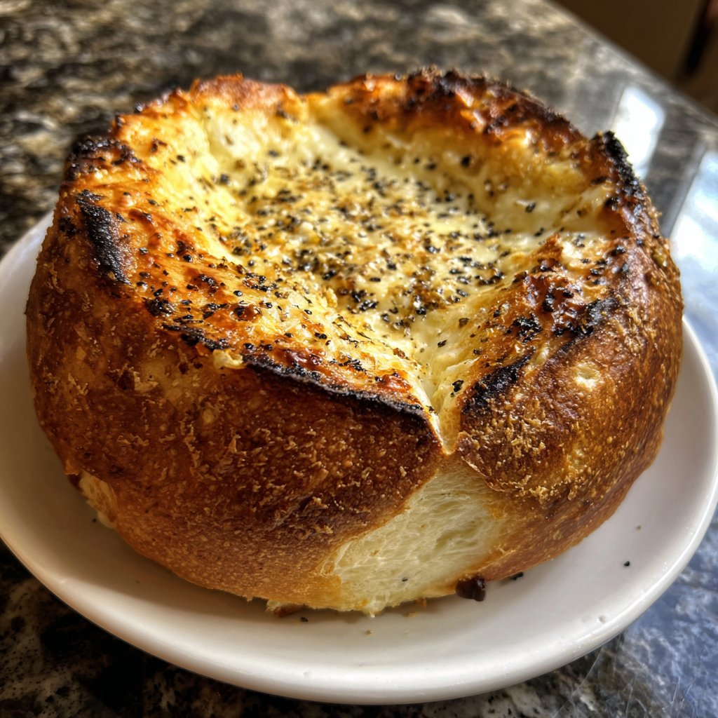 Cacio e Pepe Kuchen cremig Käse