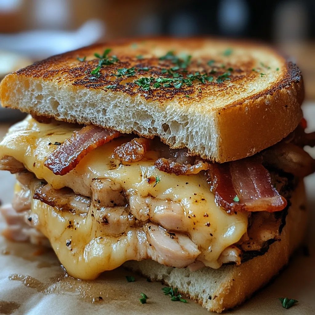 Truthahnschmelze mit Cheddar und Speck auf Sauerteigbrot: Ein Unglaubliches Ultimatives Rezept