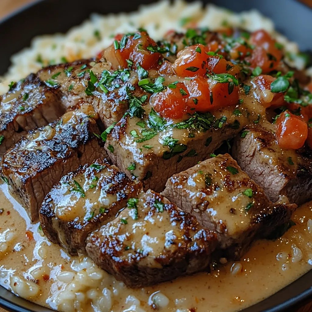 Steak mit Käse-Reis: Ein Unglaubliches Ultimatives Rezept für 4 Personen