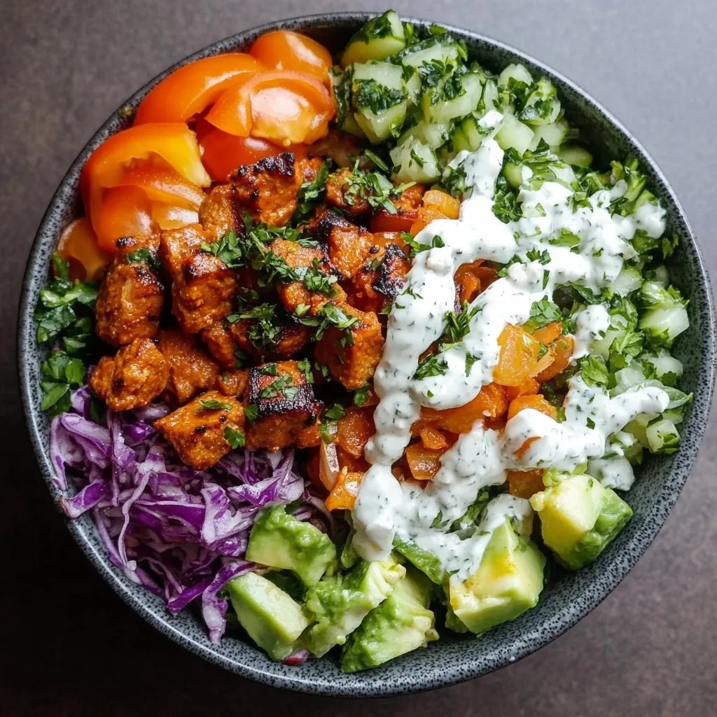 Kebab-Bowl mit hohem Eiweißgehalt: Ein Ultimatives Rezept für Fitness-Liebhaber