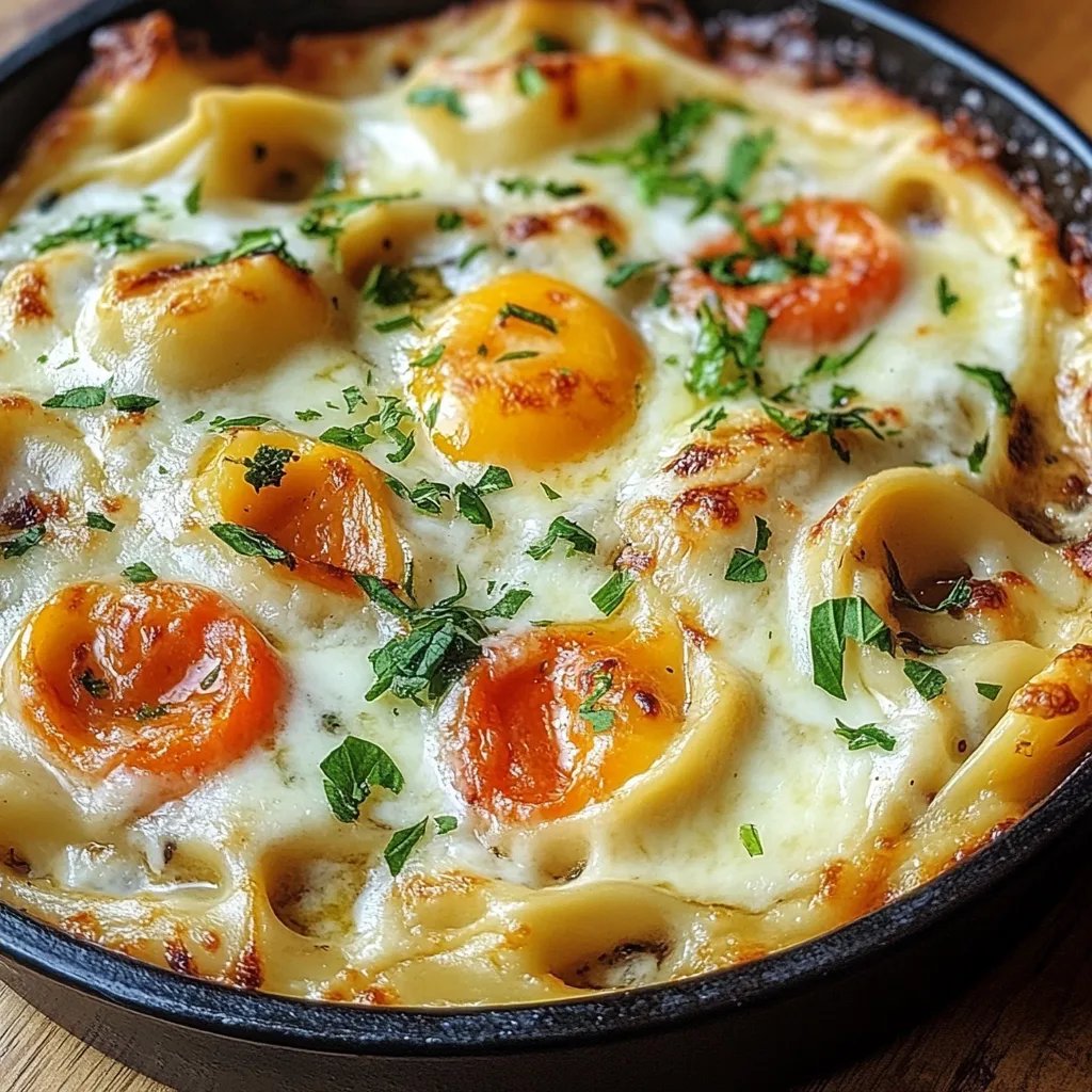 Cremige Tortellini-Auflauf