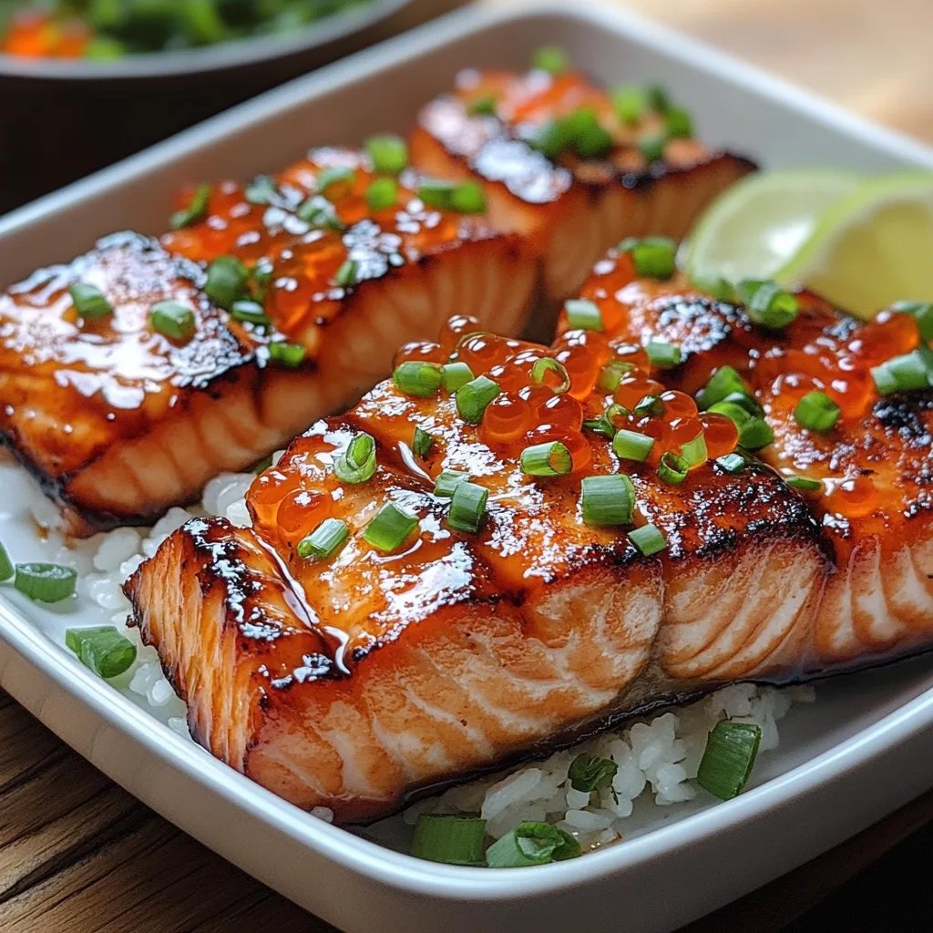 Süß-würziger Teriyaki-Lachs: Ein Unglaubliches Ultimatives Rezept für 4 Personen