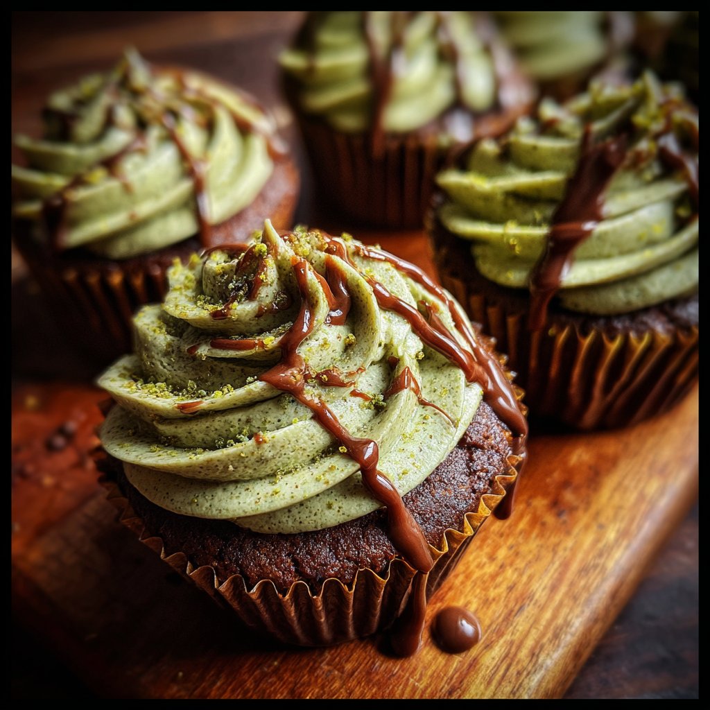 Lavish Choco-Matcha Cupcakes
