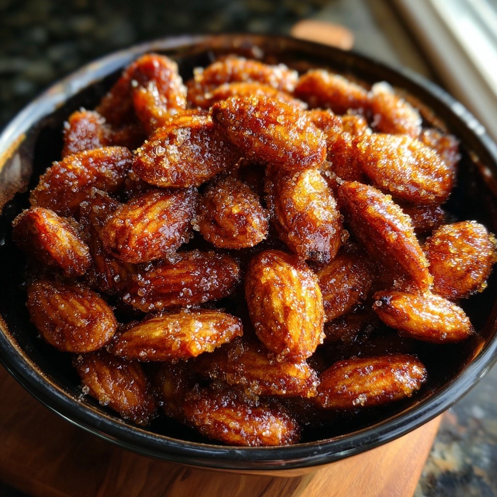 Schnelle Gebrannte Mandeln aus der Pfanne