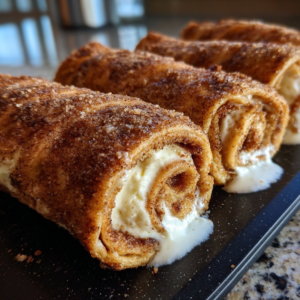 Zimtrollen-Französischer Toast Roll Ups