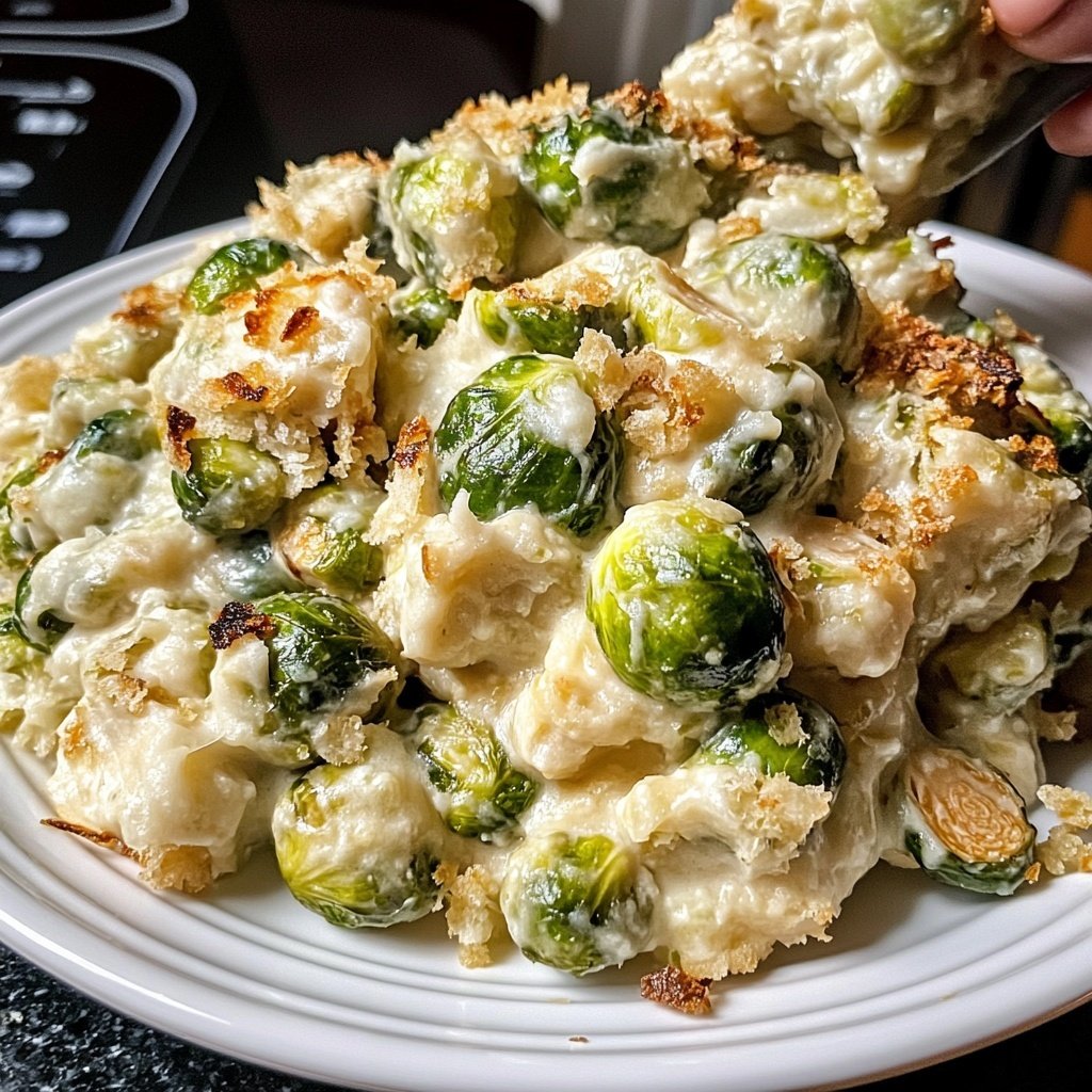 Knoblauch-Rosenkohl-Kartoffeln