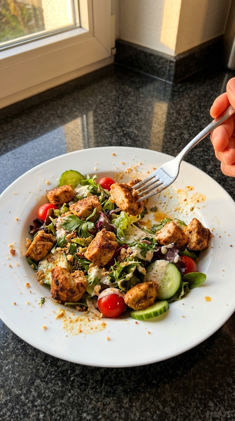 Würziger Grillhähnchen Salat​