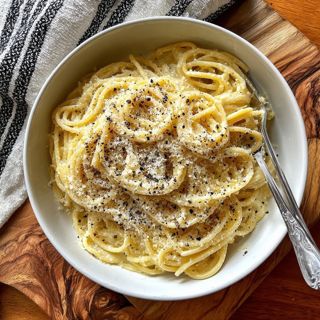 Pasta mit geröstetem Knoblauch-Sauce