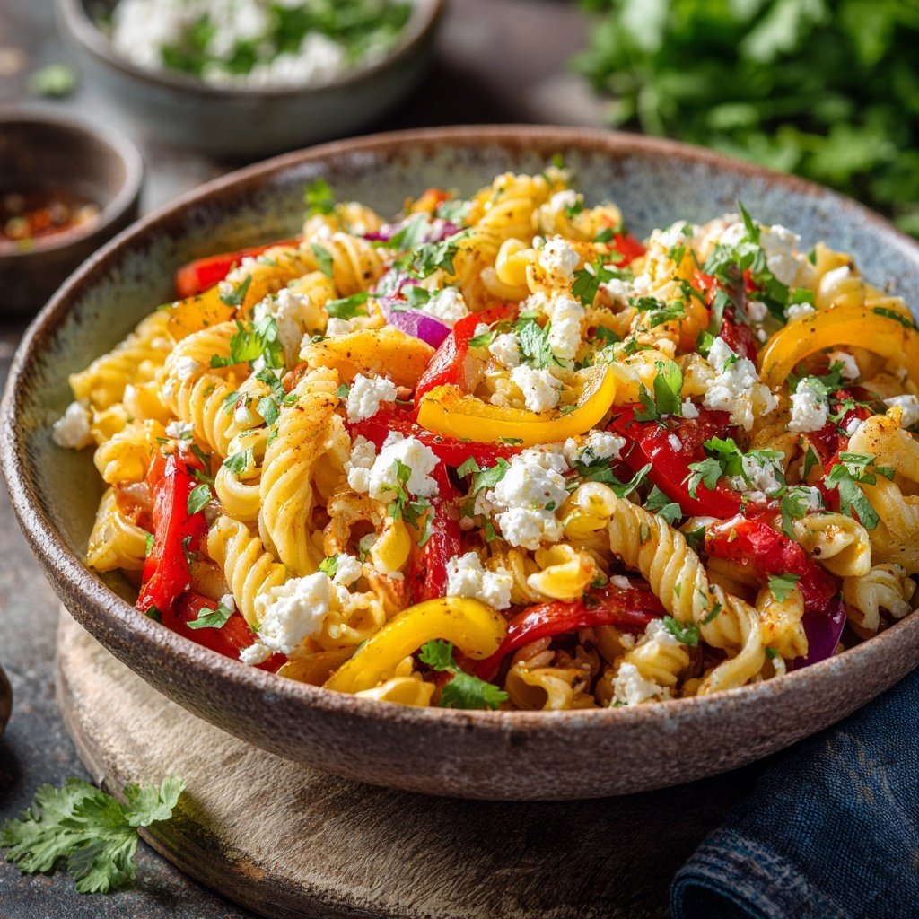 Mediterraner Taco-Pasta-Salat