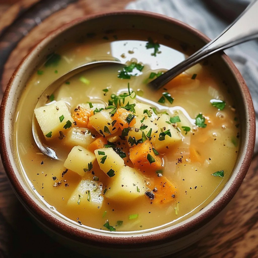 Gebackene Kartoffelsuppe
