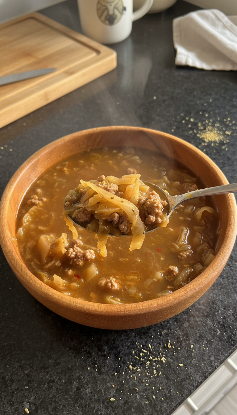 Kohlrouladen Suppe Genuss