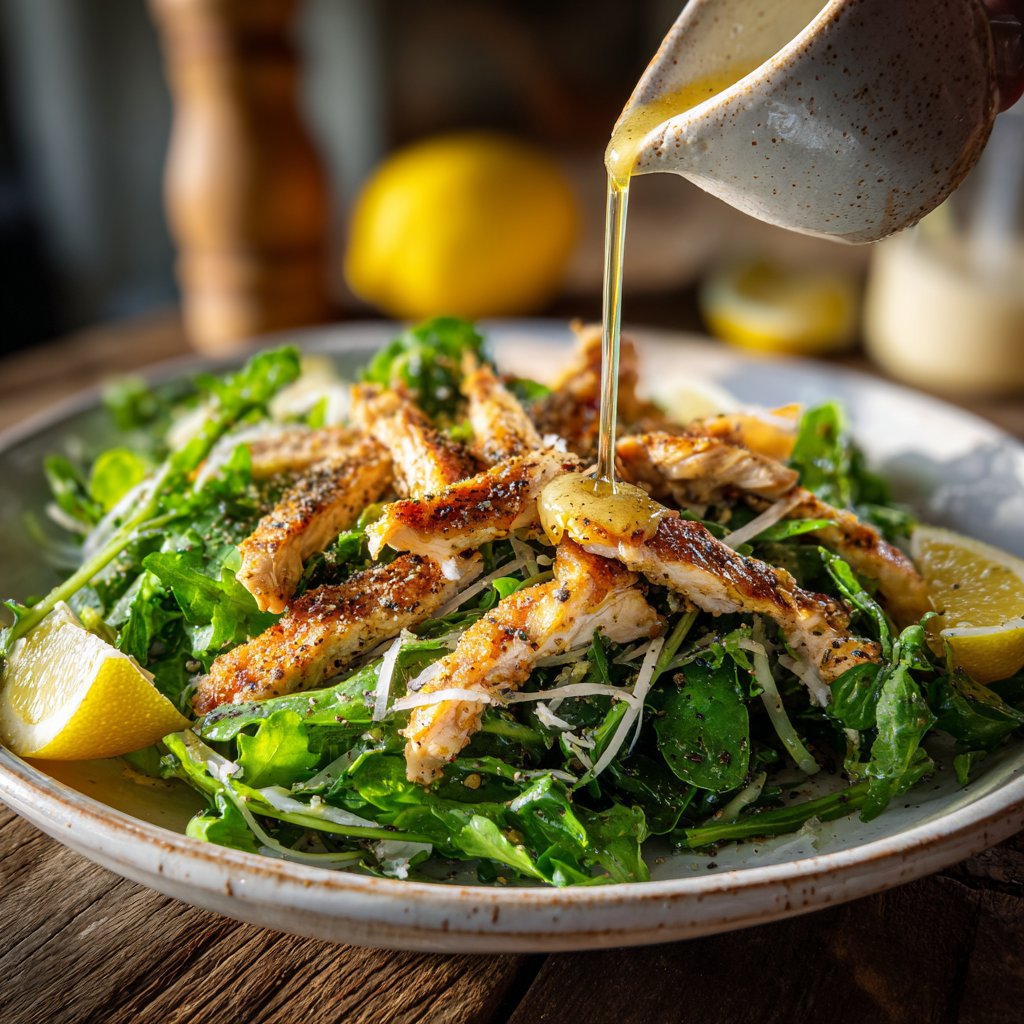 Zitronen-Pfeffer-Huhnsalat