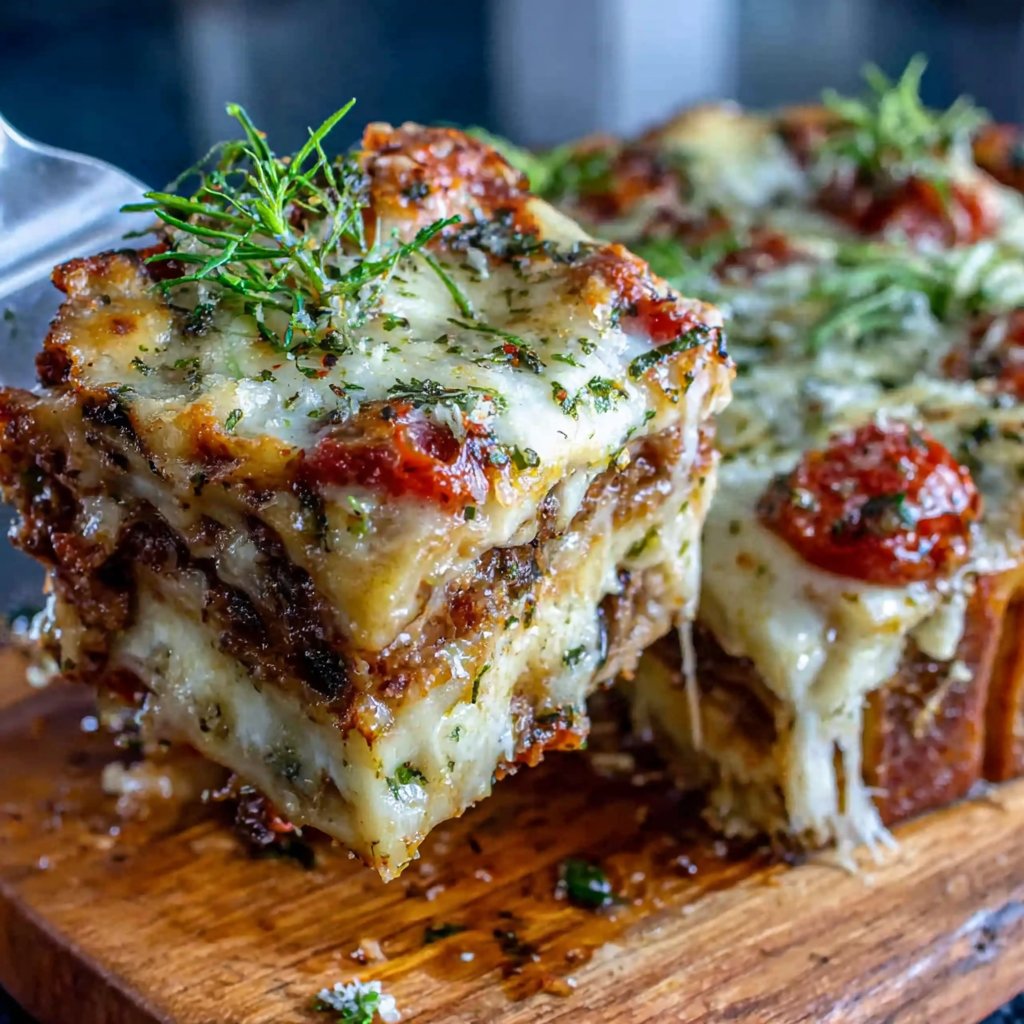 Pikante Puten-Lasagne mit Gemüse