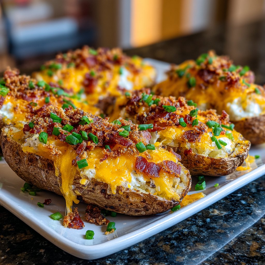 Loaded Airfryer Potato Skins