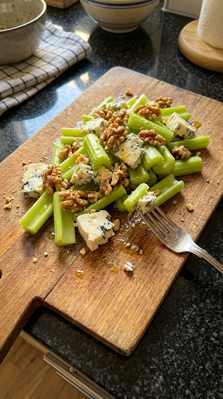 Sellerie Blauschimmelkäse Salat