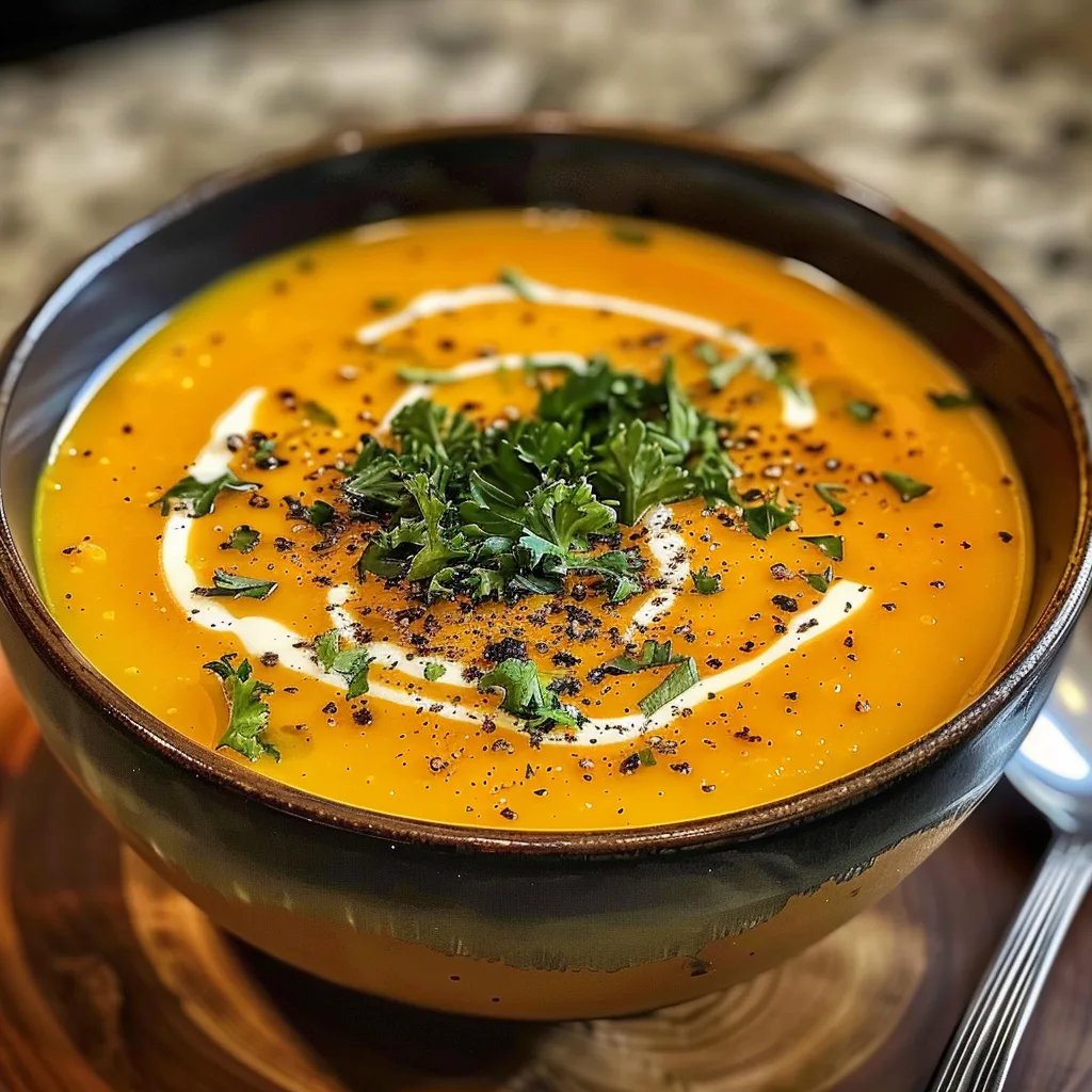 Cremige Kürbis-Kartoffel-Suppe