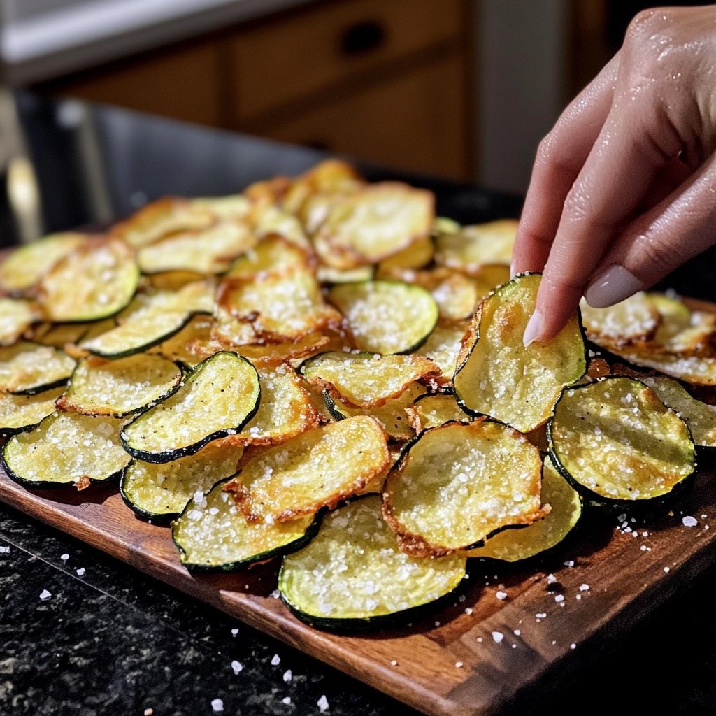 Luftfritteuse Zucchini Chips