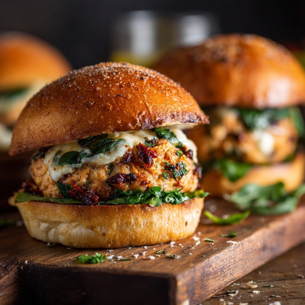 Sonnengetrocknete Tomaten Putter Burger