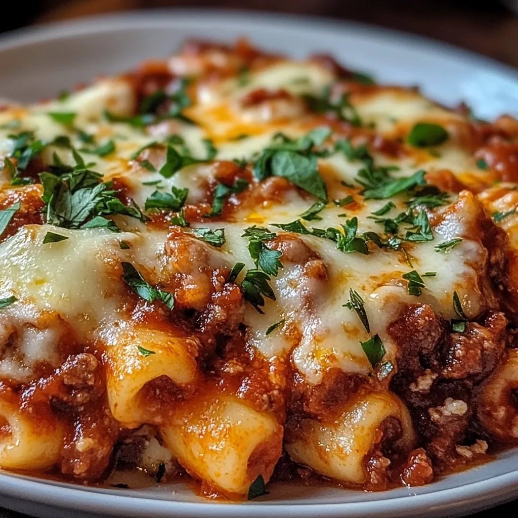 Gnocchi-Auflauf mit Käse-Bolognese